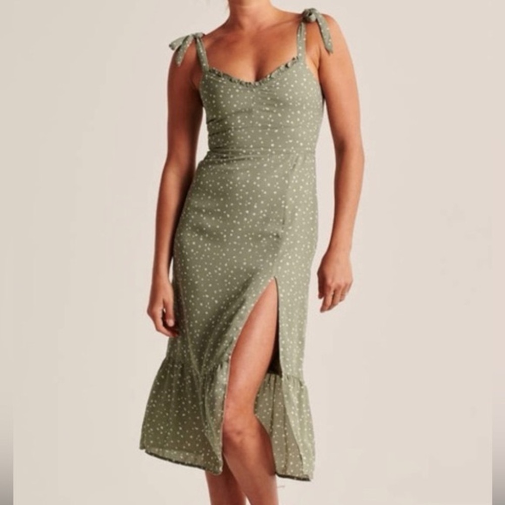 Abercrombie Midi Tie Strap Sundress (dress) (XL)